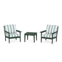 Green / Cabana Stripe Glacier Spa