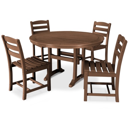 La Casa Café 5-Piece Side Chair Dining Set