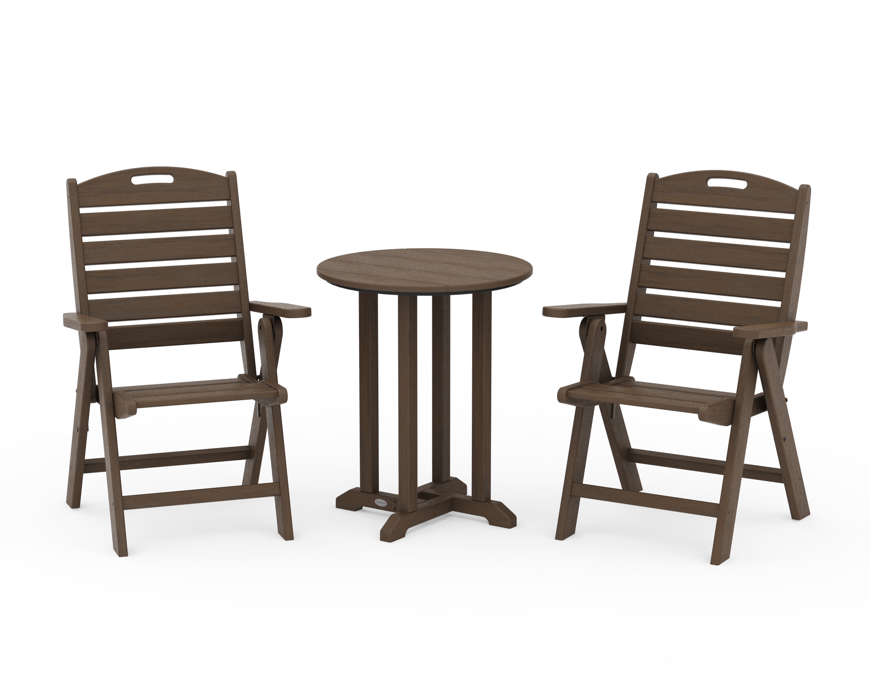 3-Piece Round Bistro Dining Set