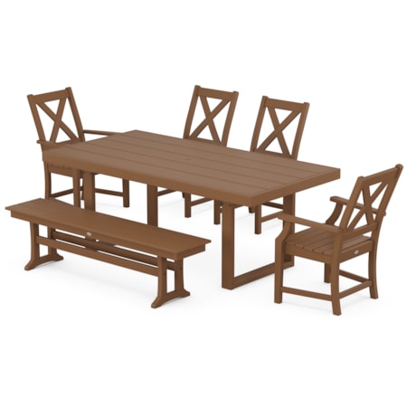 Braxton 6-Piece Dining Set With Bench