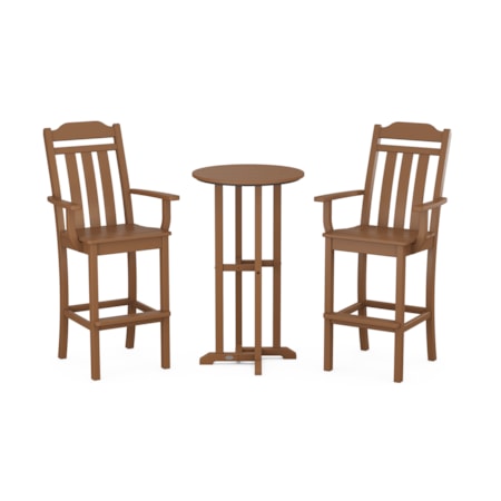 Cottage 3-Piece Farmhouse Bar Set