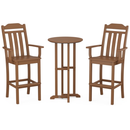 Cottage 3-Piece Farmhouse Bar Set