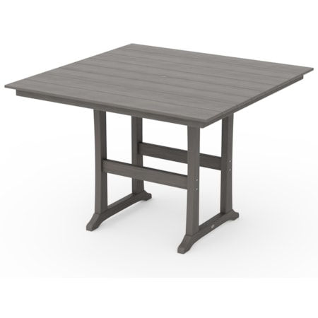 Farmhouse Trestle 59" Bar Table