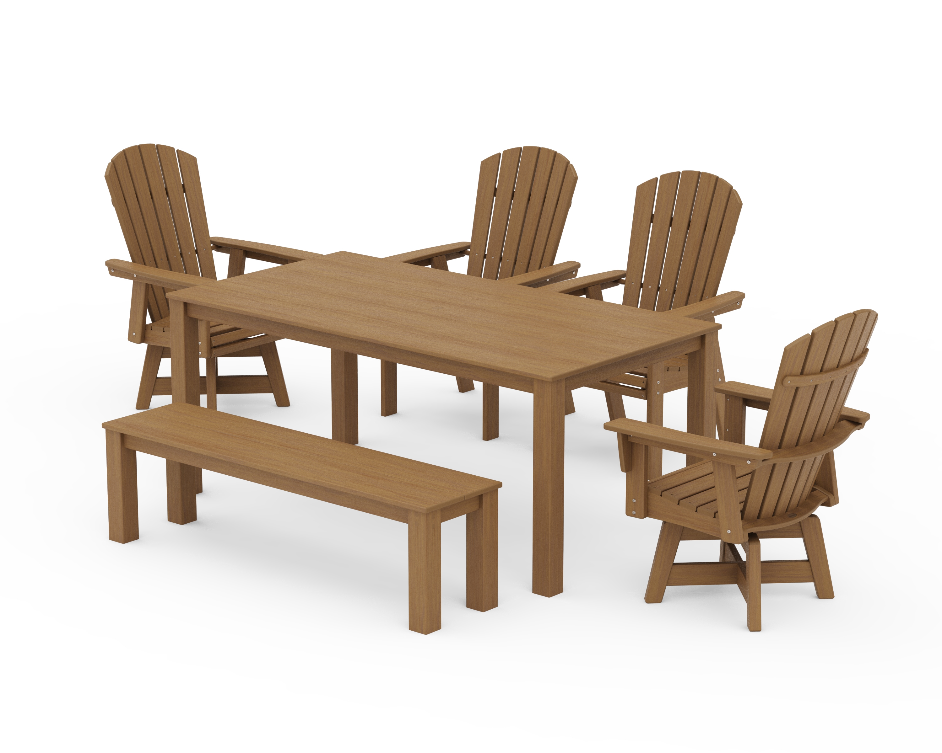 Adirondack Swivel 6-Piece Dining Set