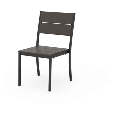Black Stacking Dining Side Chair