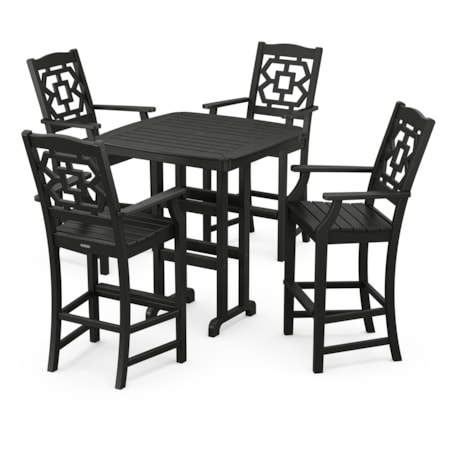 Chinoiserie 5-Piece Bar Set