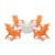 Tangerine / White