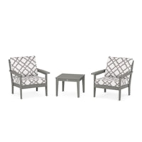 Slate Grey / Trellis Grey Mist