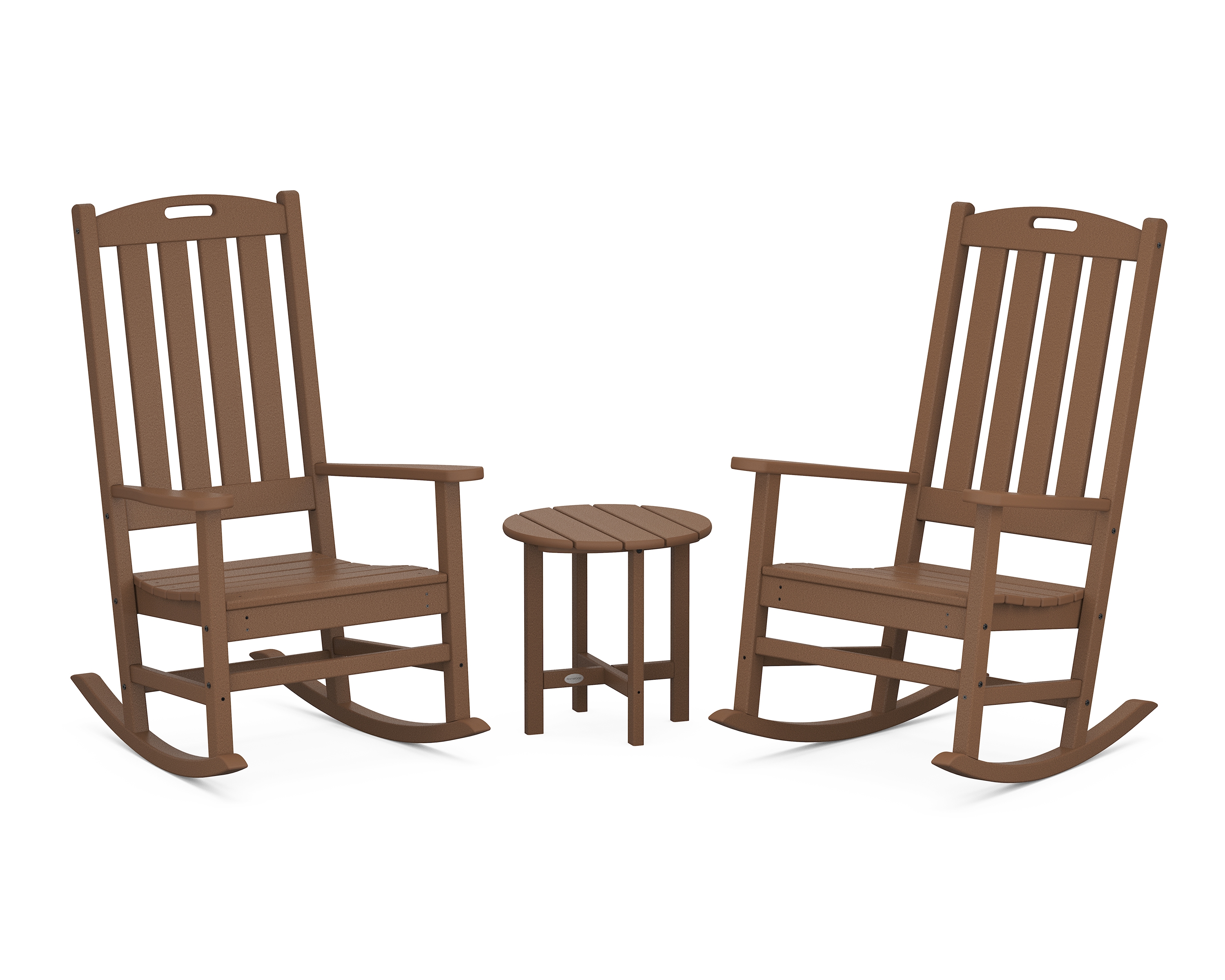 Nautical 3-Piece Porch Rocking Chair Set