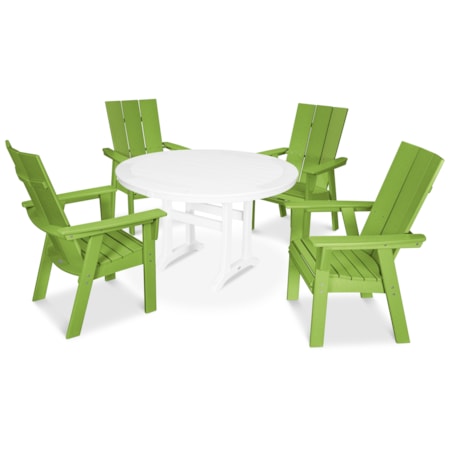 Adirondack 5-Piece Trestle Dining Set