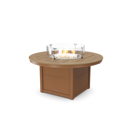Round 48" Fire Pit Table