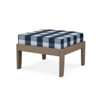 Vintage Sahara / Buffalo Plaid Marine Indigo