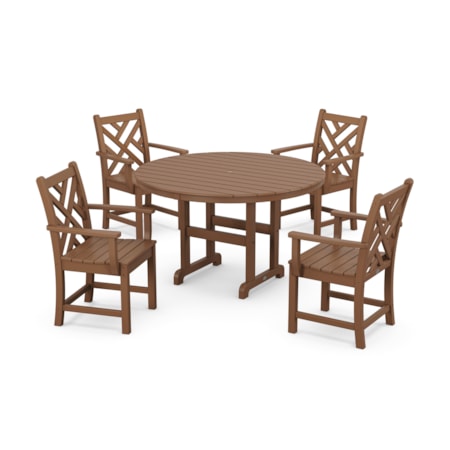 5-Piece Round Dining Set