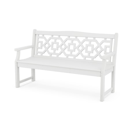Chinoiserie 60” Garden Bench