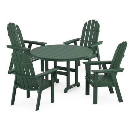 Adirondack 5-Piece Round Dining Set