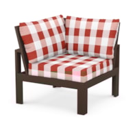 Mahogany / Buffalo Plaid Crimson