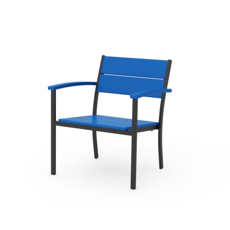 Black Stacking Lounge Chair