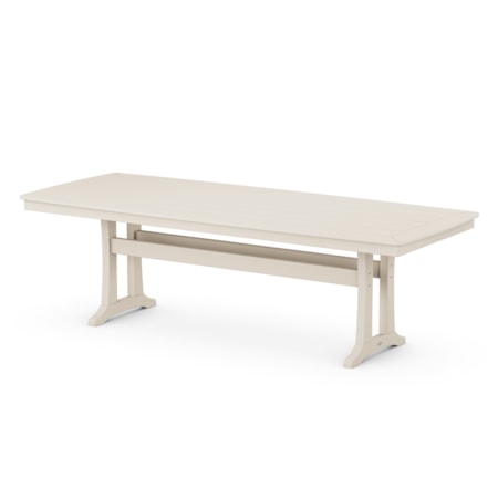 Nautical Trestle 39" X 97" Dining Table