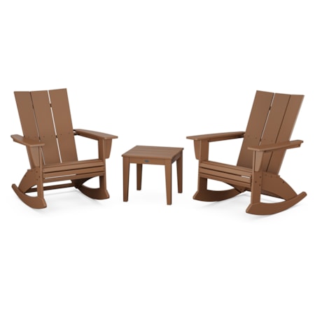 3-Piece Adirondack Rocking Chair Set