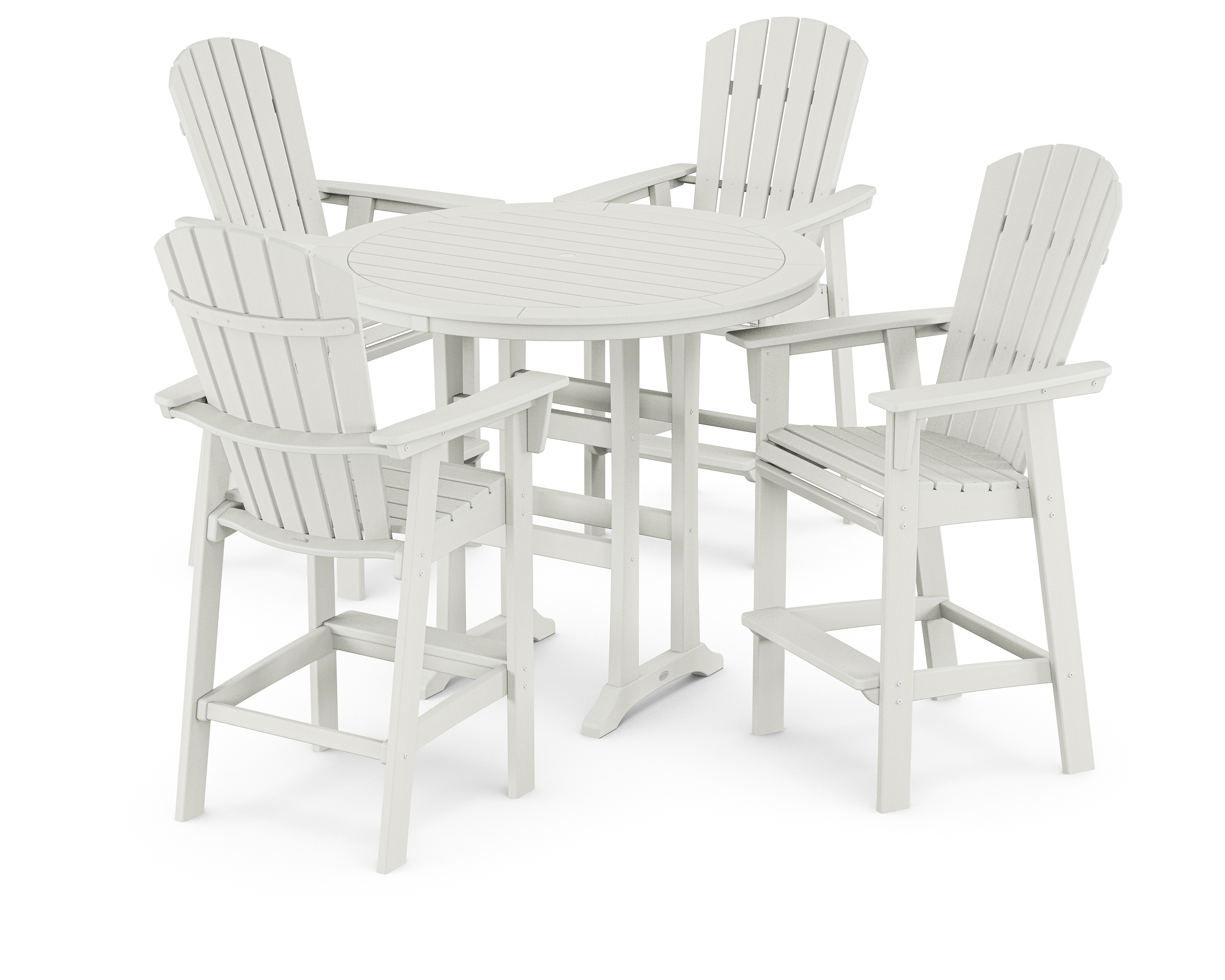Adirondack 5-Piece Round Trestle Bar Set