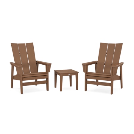 3-Piece Modern Grand Upright Adirondack Set