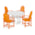 Tangerine / White