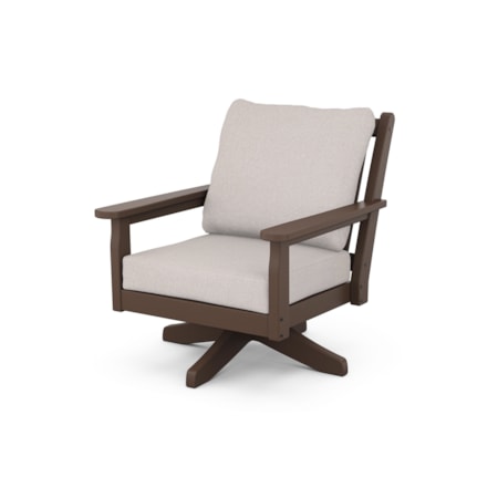 Deep Seating Swivel Chair