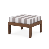Teak / Cabana Stripe Grey Mist