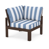 Mahogany / Cabana Stripe Sky Blue
