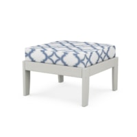 Vintage White / Trellis Sky Blue