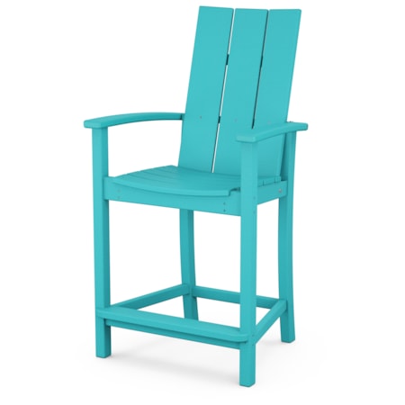 Modern Adirondack Counter Chair