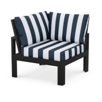 Black / Cabana Stripe Marine Indigo