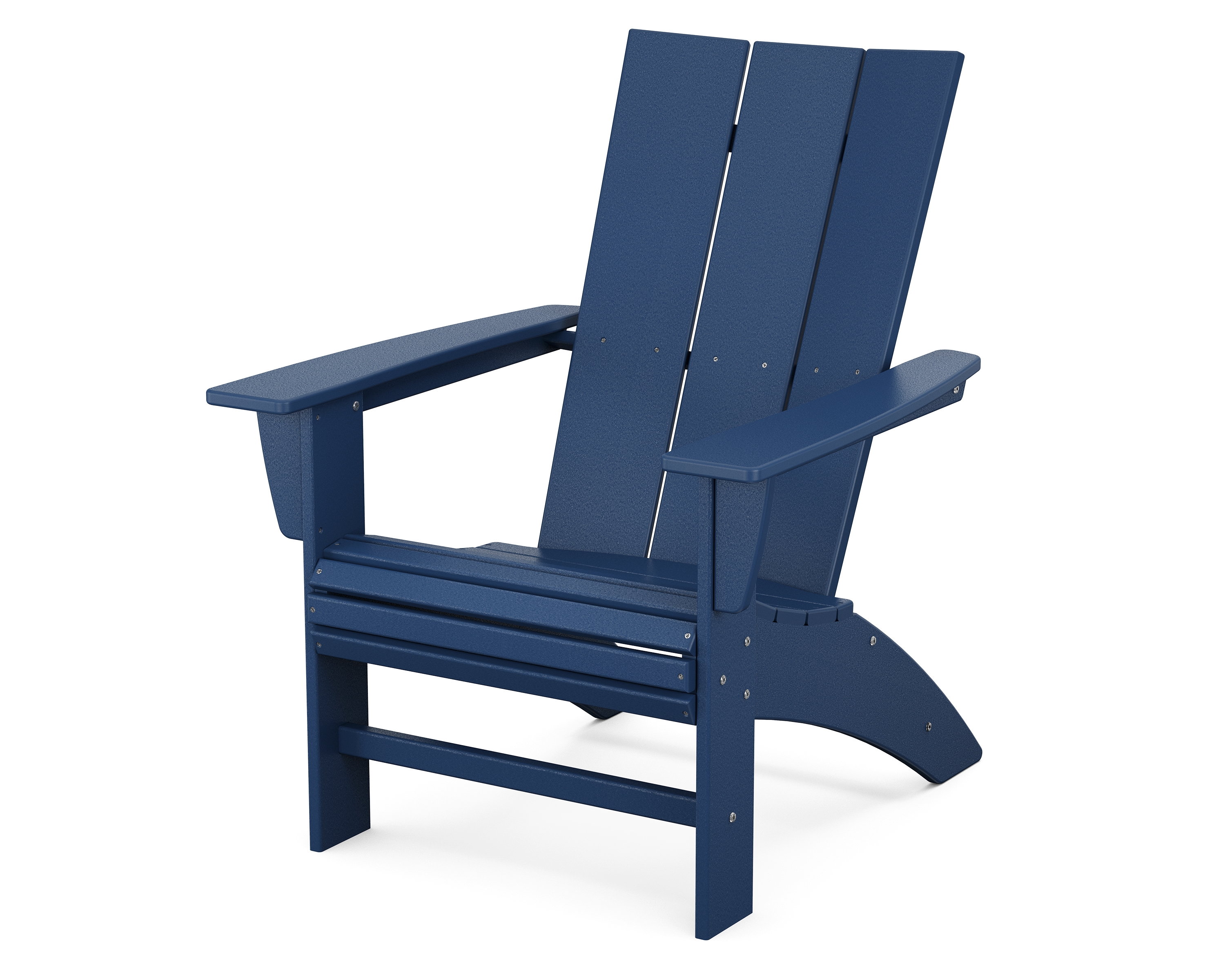 Navy Modern Curveback Adirondack Chair