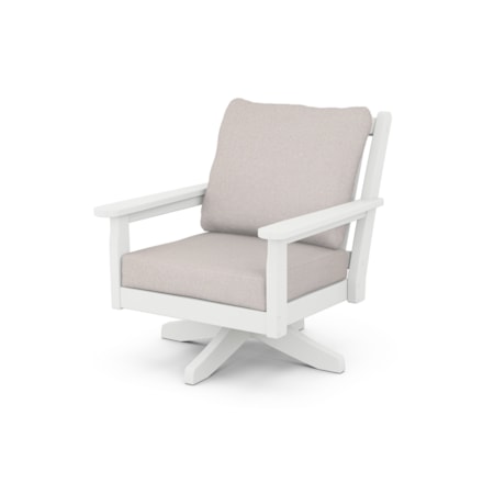 Deep Seating Swivel Chair