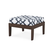 Mahogany / Trellis Marine Indigo