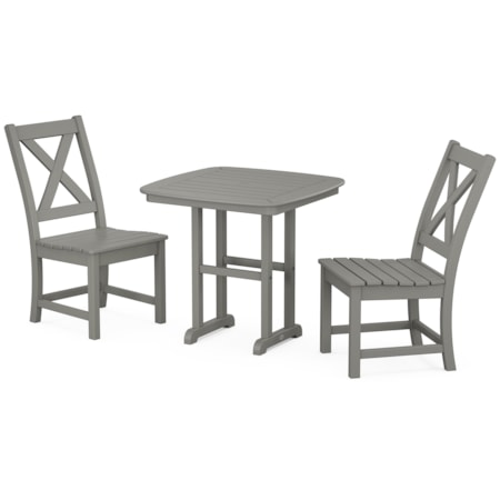 Braxton Side Chair 3-Piece Dining Set