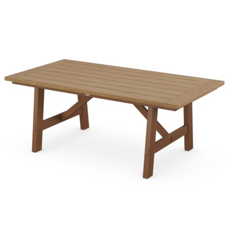 Rustic Farmhouse 39" X 75" Dining Table
