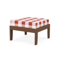Teak / Buffalo Plaid Crimson