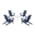 Navy / White