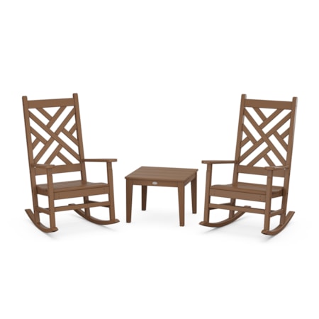 Chippendale 3-Piece Rocking Chair Set