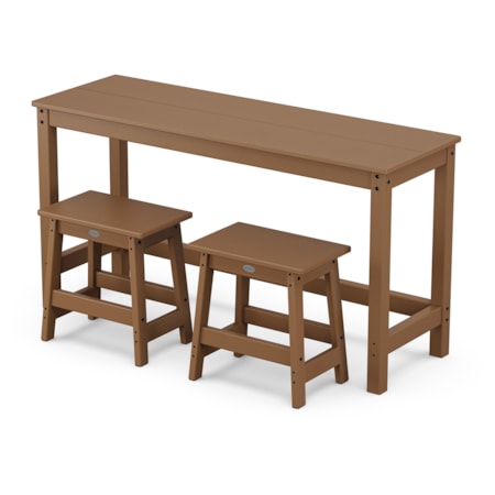 Stool 3-Piece Balcony Set