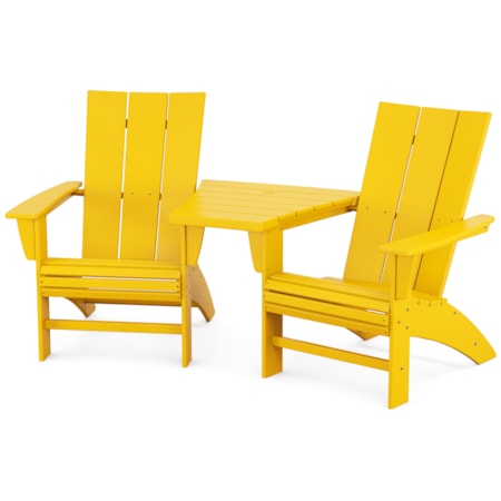 3-Piece Adirondack Set Connecting Table