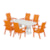 Tangerine / White