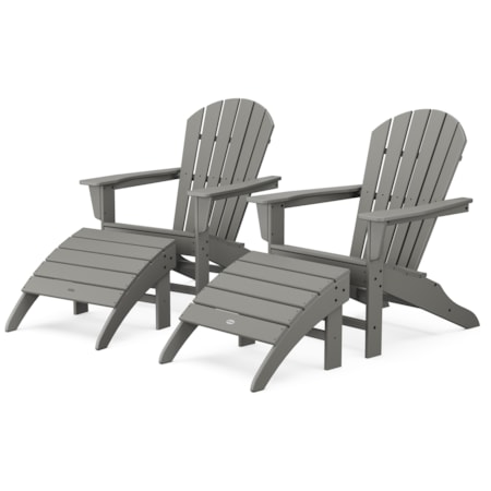 South Beach 4-Piece Adirondack Set