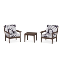 Mahogany / Leaf Navy