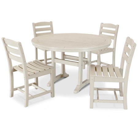 La Casa Café 5-Piece Side Chair Dining Set
