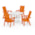 Tangerine / White