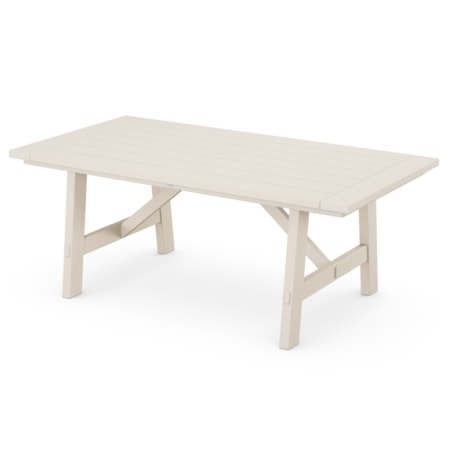 Rustic Farmhouse 39" X 75" Dining Table