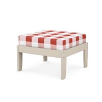 Sand / Buffalo Plaid Crimson