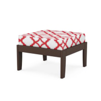 Mahogany / Trellis Crimson